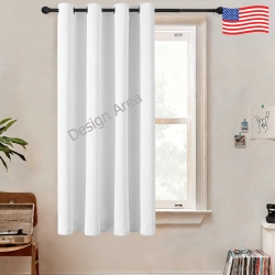 Blackout Fabric Grommet Curtain 52x63inch