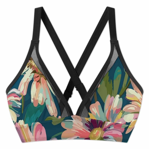 Women's Mesh Drawstring Skirt and Swimsuit Set