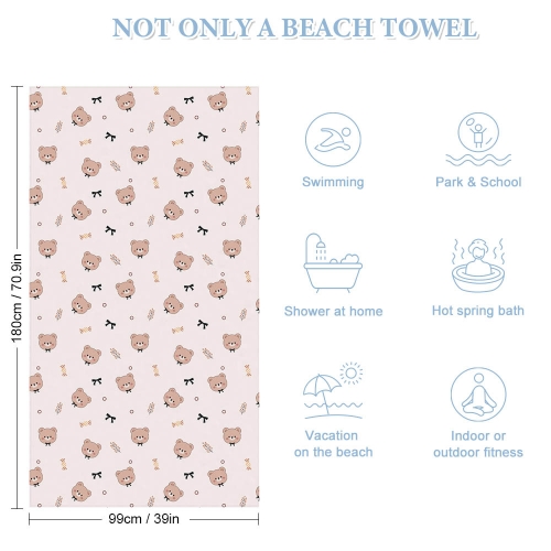 Beach Towel 99 x 180cm