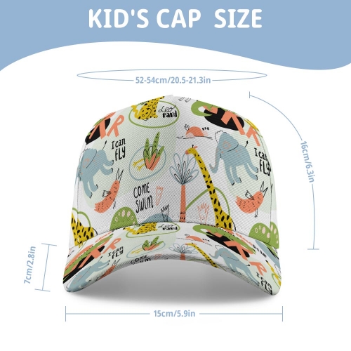 Kids' All-Over Print Baseball Cap
