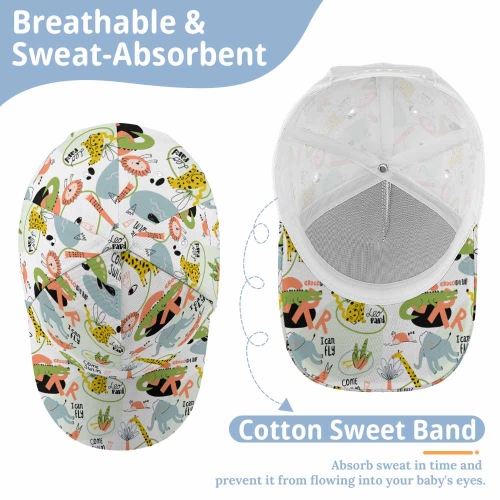 Kids' All-Over Print Baseball Cap