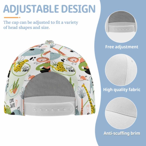 Kids' All-Over Print Baseball Cap