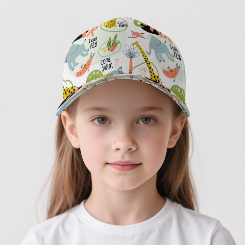 Kids' All-Over Print Baseball Cap