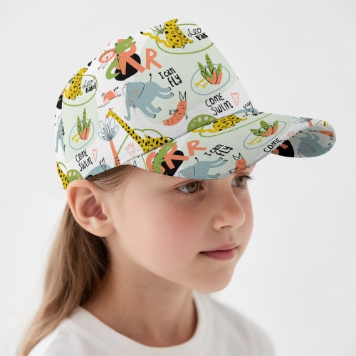 Kids' All-Over Print Baseball Cap