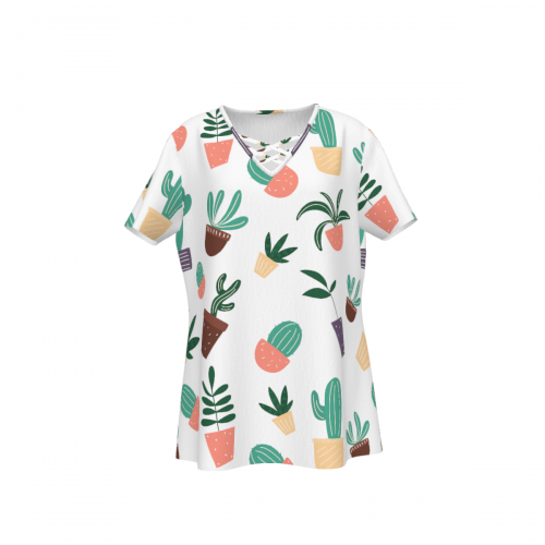 Women’s Crisscross V Neck Short Sleeve T-Shirt