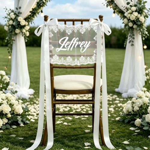 Lace Chair Back Cover