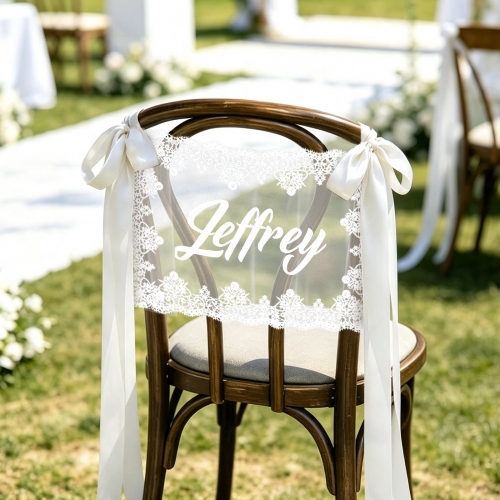Lace Chair Back Cover