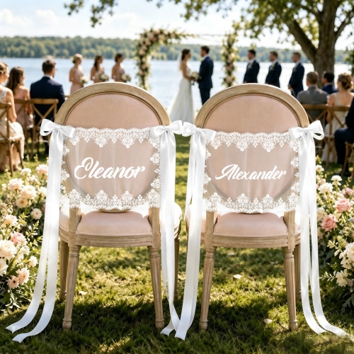 Lace Chair Back Cover (Set of 2)