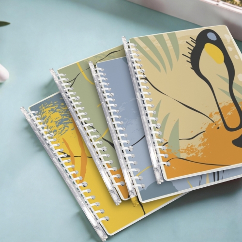 Loose-Leaf Notebook (Cover Print, Set of 4)