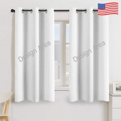 Blackout Fabric Grommet Curtain 52x63inch (Set of 2)