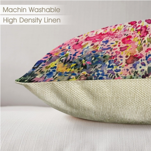 Linen Pillow Case 20x12inch (One Side, 2-Pack)