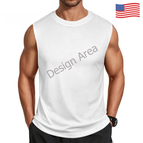 Men's All Over Print Sleeveless T-Shirt (Model T95)