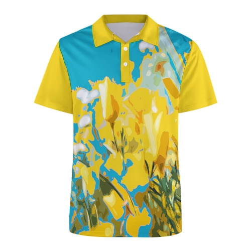 Women's Straight Fit Polo Shirt with Buttons