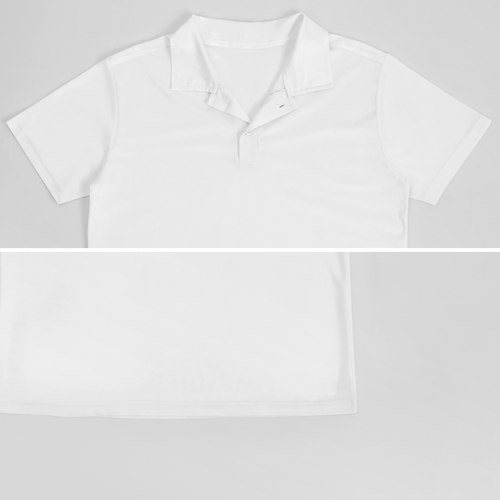 Women's Straight Fit Polo Shirt with Buttons