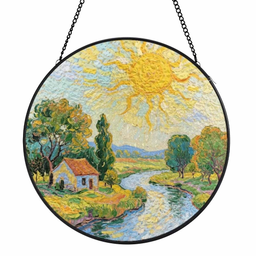 Custom Colored Glass Ornament