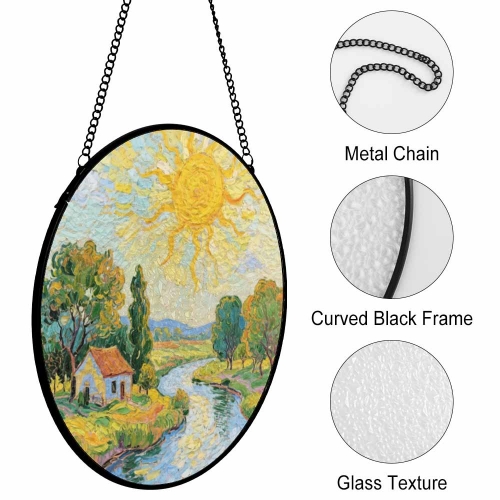 Custom Colored Glass Ornament