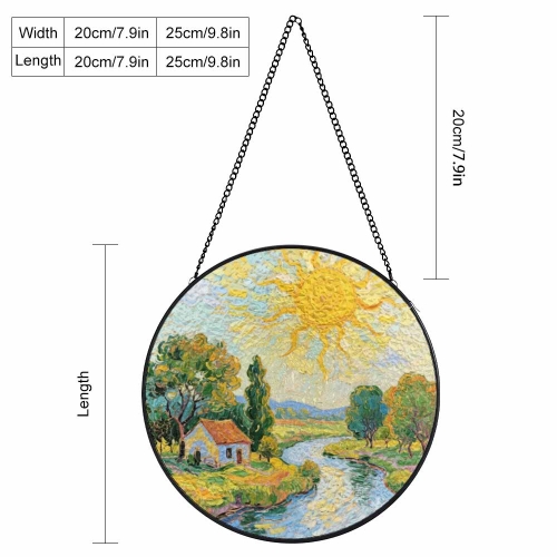 Custom Colored Glass Ornament