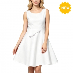 Women's Sleeveless Dress with Pockets
