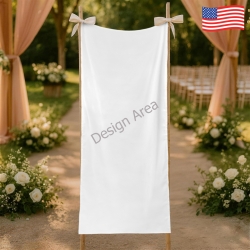 Peach Skin Tapestry with Satin Ribbons 12x40inch