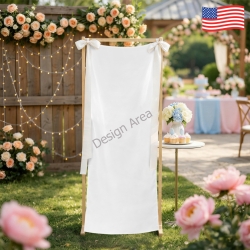 Peach Skin Tapestry with Satin Ribbons 15x50inch
