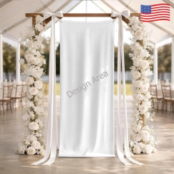 Peach Skin Tapestry with Satin Ribbons 24x75inch