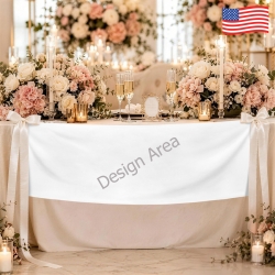 Peach Skin Tapestry with Satin Ribbons 50x15inch