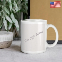 Custom White Mug (11oz, One-Sided Print)