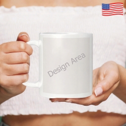 Custom White Mug (11oz, Two-Sided Print)