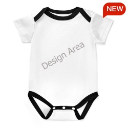 All Over Print Cotton Baby's Short Sleeve Bodysuit