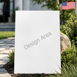 Yard Sign 12"x18" (Two-Sided Same Print, Stand Not Included)