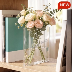 Acrylic Book Shaped Vase