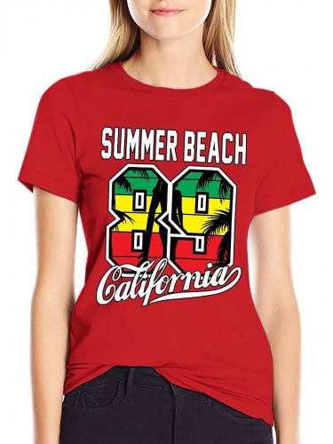 Adult Cotton T-Shirt (Two- Side Printing)