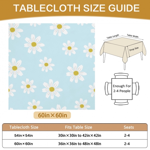 Square Tablecloth 60x60inch