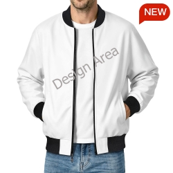 Men's Casual Zip‑Up Bomber Jacket