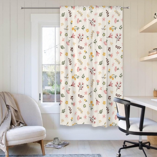Peach Skin Window Curtain 52x63inch