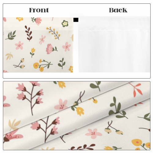 Peach Skin Window Curtain 52x63inch