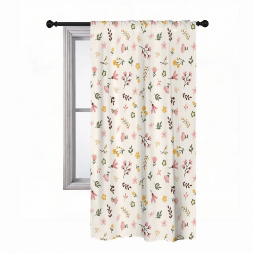 Peach Skin Window Curtain 52x63inch