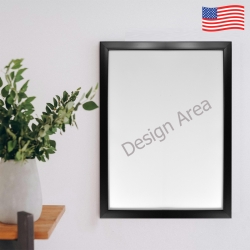 Black Frame Canvas Print 12x16inch