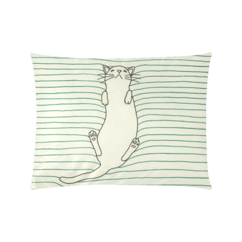 Cat Tumblr Custom Zippered Pillow Case 20"x26"(Twin Sides)