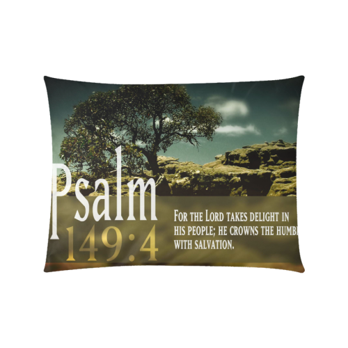Bible Quotes Custom Zippered Pillow Case 20"x26"(Twin Sides)