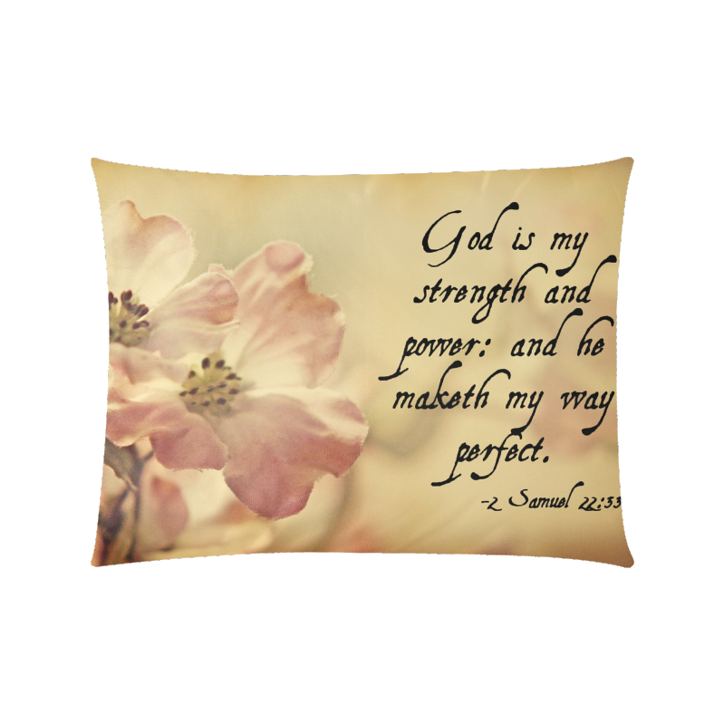 Bible Verses Custom Zippered Pillow Case 20"x26"(Twin Sides)