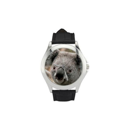 Koala Animal Women's Classic Leather Strap Watch(Model 203)