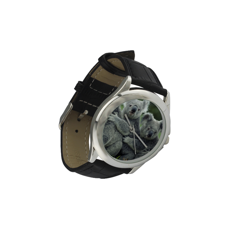 Koala Bear Women's Classic Leather Strap Watch(Model 203)