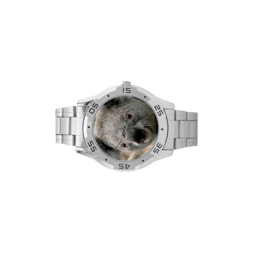 Koala Animal Men's Stainless Steel Analog Watch(Model 108)