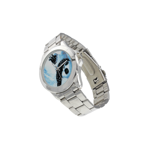 Panda Unisex Stainless Steel Watch(Model 103)