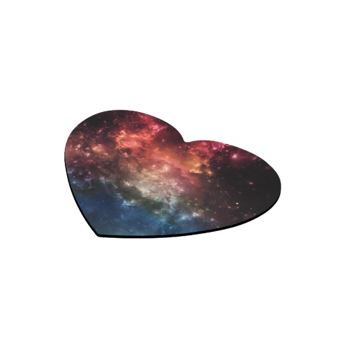 Digital Universe Fantasy Universe Heart-shaped Mousepad