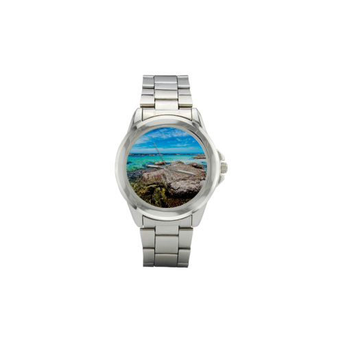 Windy Harbour Unisex Stainless Steel Watch(Model 103)