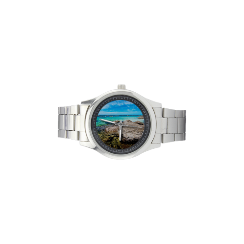 Windy Harbour Men's Stainless Steel Watch(Model 104)