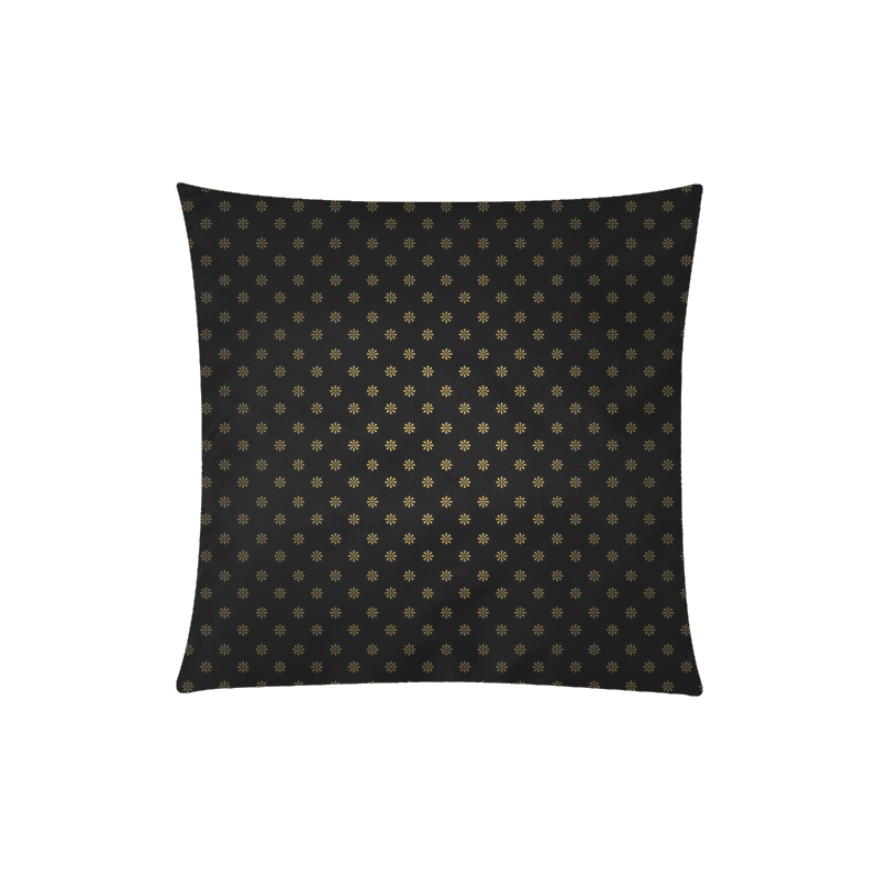 Little Flower Point Pattern Custom Zippered Pillow Case 20"x20"(Twin Sides)