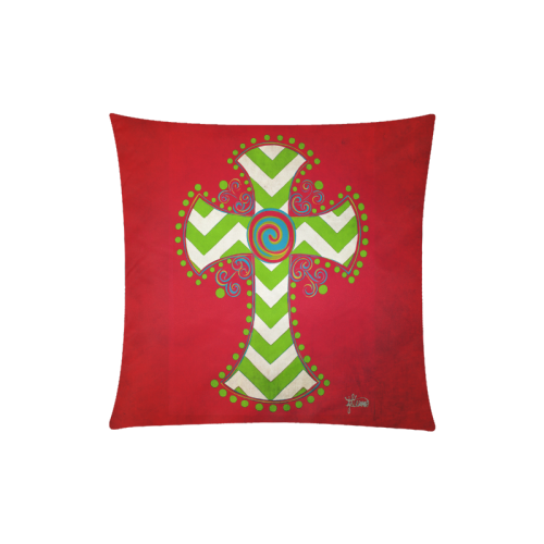 Popular And Trendy Chevron Design Custom Zippered Pillow Case 20"x20"(Twin Sides)